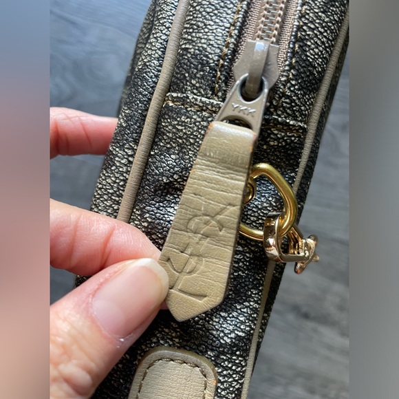 Authentic YSL Yves Saint Laurent vintage canvas Crossbody Bag - Picture 7 of 13